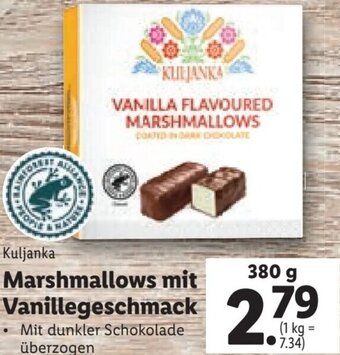 Lidl Kuljanka Marshmallows mit Vanillegeschmack 380 g Angebot