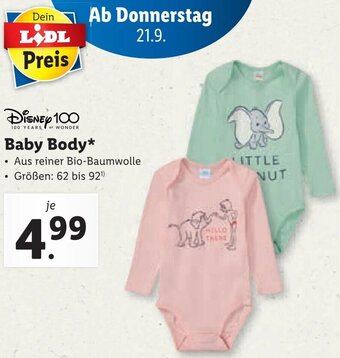 Lidl Baby Body Angebot