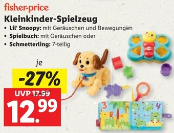 Lidl fisher-price Kleinkinder-Spielzeug Angebot