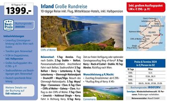 Lidl Irland Große Rundreise Angebot