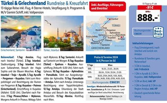 Lidl Türkei & Griechenland Rundreise & Kreuzfahrt Angebot