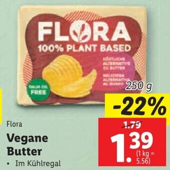 Lidl Flora Vegane Butter 250 g Angebot