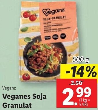 Lidl Veganz Veganes Soja Granulat 500 g Angebot