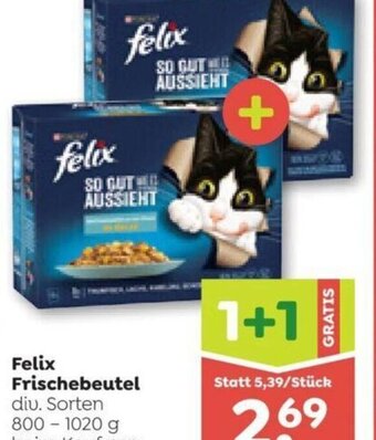 ADEG Felix Frischebeutel diu. Sorten 800 - 1020 g Angebot
