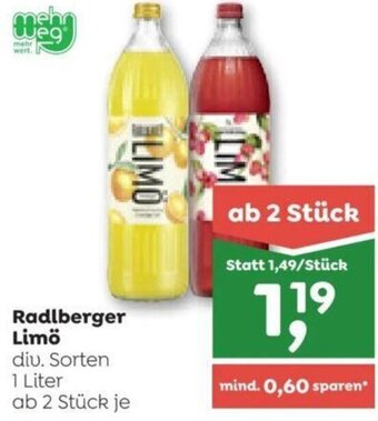 ADEG Radlberger Limö div. Sorten 1 Liter Angebot