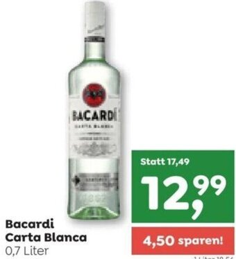 ADEG Bacardi Carta Blanca 0,7 Liter Angebot