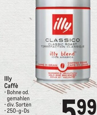 Metro Illy Caffè 250 g Angebot