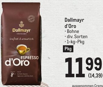 Metro Dallmayr d'Oro Angebot