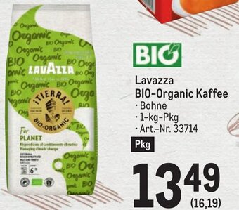Metro Lavazza BIO-Organic Kaffee Angebot