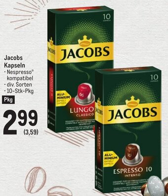 Metro Jacobs Kapseln Angebot