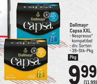 Metro Dallmayr Capsa XXL Angebot