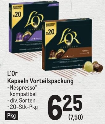 Metro L'Or Kapseln Vorteilspackung Angebot