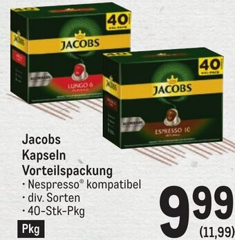 Metro Jacobs Kapseln Vorteilspackung Angebot