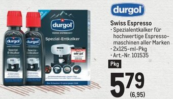 Metro durgol Swiss Espresso Angebot