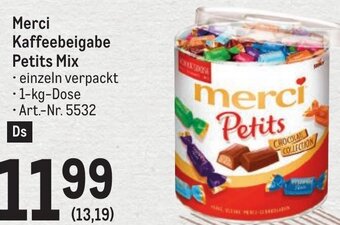 Metro Merci Kaffeebeigabe Petits Mix Angebot