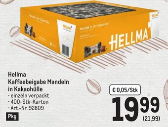 Metro Hellma Kaffeebeigabe Mandeln in Kakaohülle Angebot