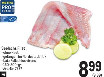 Metro Seelachs Filet Angebot