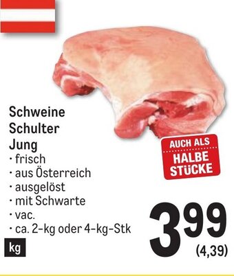 Metro Schweine Schulter Jung Angebot
