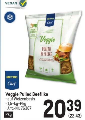 Metro Veggie Pulled Beeflike Angebot