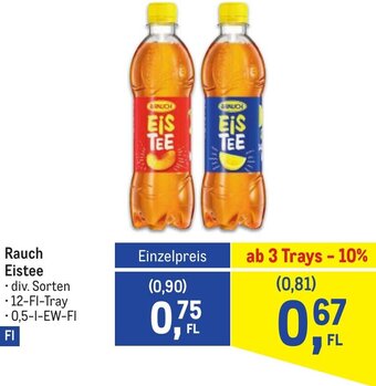 Metro Rauch Eistee Angebot