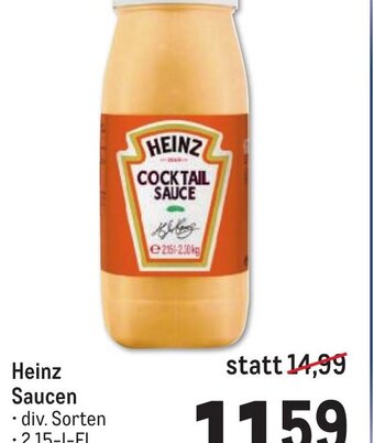 Metro Heinz Saucen Angebot