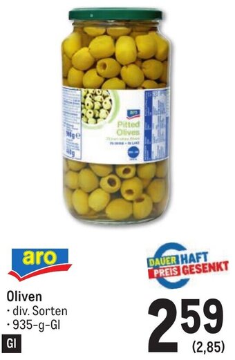 Metro Oliven Angebot