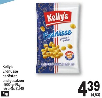 Metro Kelly's Erdnüsse geröstet und gesalzen 500 g Angebot