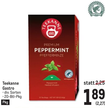 Metro Teekanne Gastro Angebot