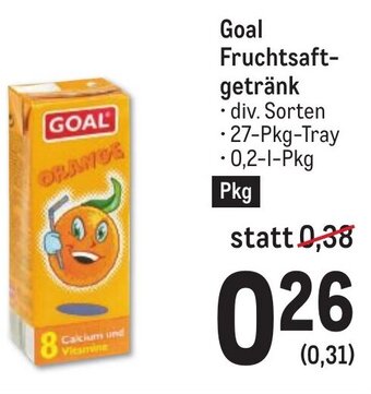 Metro Goal Fruchtsaft-getränk Angebot