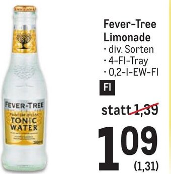 Metro Fever-Tree Limonade Angebot