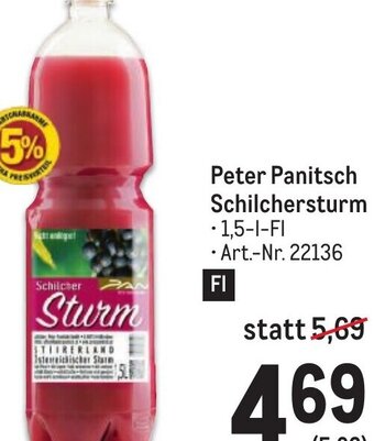 Metro Peter Panitsch Schilchersturm Angebot