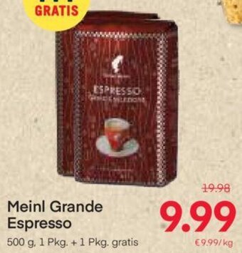 MPreis Meinl Grande Espresso 500 g Angebot
