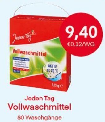 MPreis Jeden Tag Vollwaschmittel 80 Waschgänge Angebot