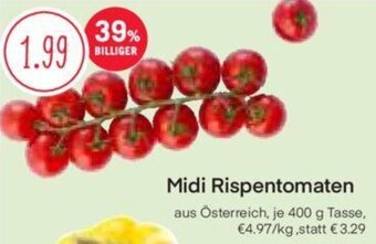 MPreis Midi Rispentomaten 400 g Angebot