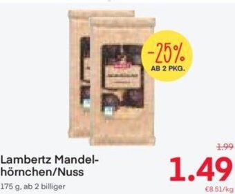 MPreis Lambertz Mandel-hörnchen/Nuss 175 g Angebot