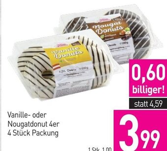 Sutterlüty Vanille- oder Nougatdonut 4er Angebot