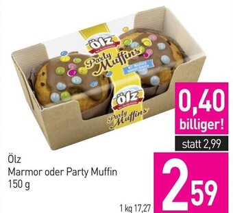 Sutterlüty Olz Marmor oder Party Muffin 150 g Angebot