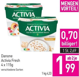 Sutterlüty Danone Activia Fresh 4x115g Angebot