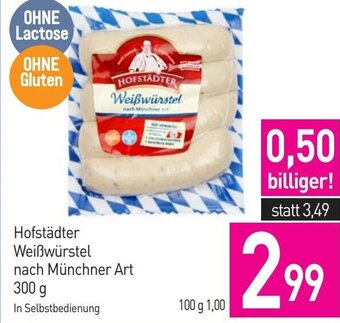 Sutterlüty Hofstädter Weißwürstel nach Münchner Art 300 g Angebot
