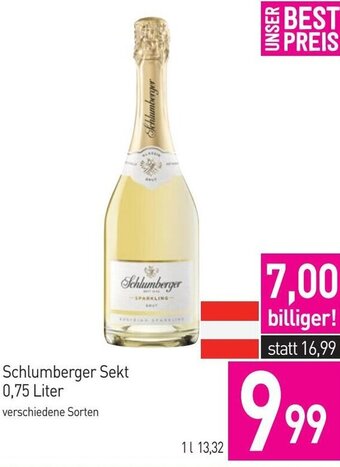 Sutterlüty Schlumberger Sekt 0,75 Liter Angebot