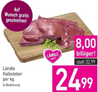 Sutterlüty Ländle Kalbsleber per kg Angebot