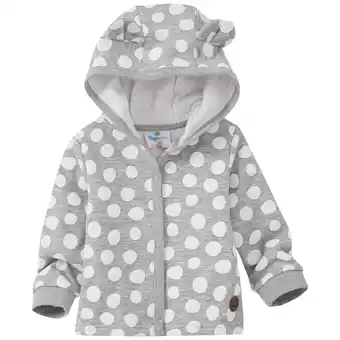Ernsting's family Baby sweatjacke im pünktchen-dessin Angebot