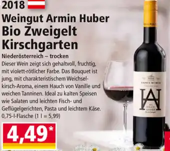 Norma 2018 Weingut Armin Huber Bio Zweigelt Kirs Angebot