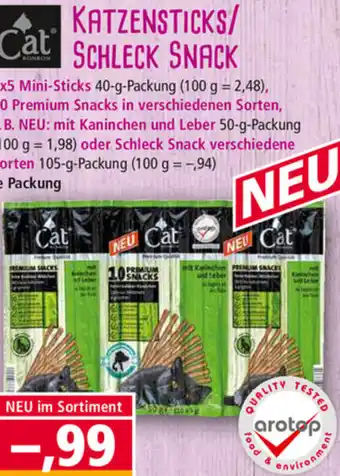 Katzensticks Schleck Snack