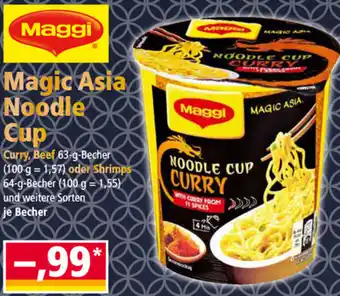 Norma Maggi Magic Asia Noodle Cup Angebot