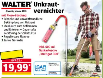 Norma Walter Unkraut Vernichter Angebot