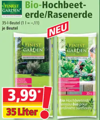 Norma Finest Garden Bio-Hochbeet Erde Rasenerde 35 Liter Angebot
