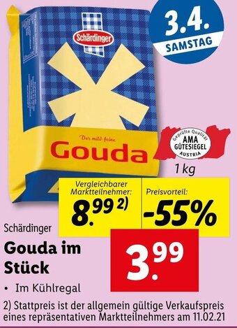 Lidl Gouda Im Stück Angebot