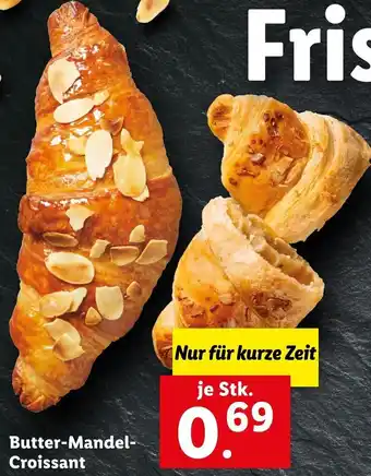 Lidl Butter-Mandel Croissant Angebot