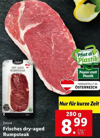 Lidl Frisches Dry Aged Rumpsteak 280g Angebot